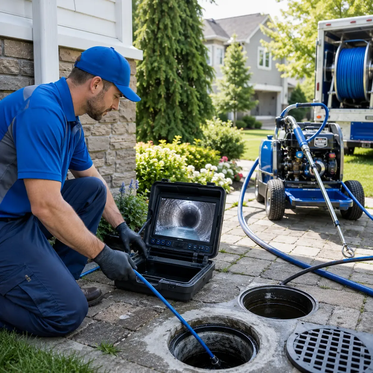 Outdoor drain cleaning professionals serving Falls Church, VA