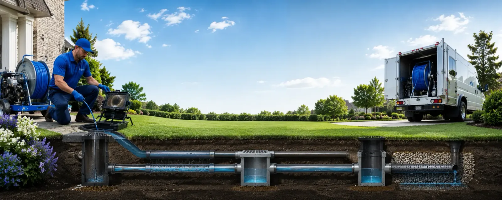 Outdoor drain cleaning information for Falls Church, VA